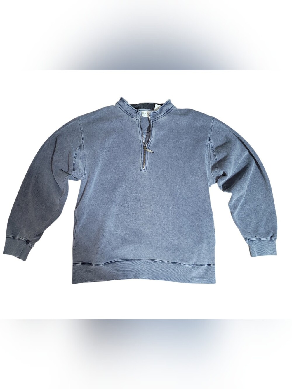Orvis Garment Dyed Quarter Zip Sweatshirt